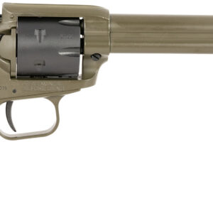 Heritage Rough Rider RR22T6 .22 LR Revolver - 6-Shot, 5.5" OD Green Cerakote Barrel, OD Green Frame, Black Cerakote Cylinder, Black Star Polymer Grips 727962707920