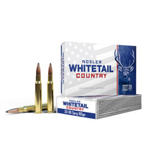 Nosler Whitetail Country 30-06 Springfield 165gr Spitzer Boat Tail - 20 Rounds per Box 054041401258