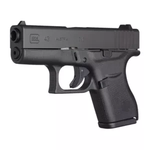 GLOCK G43 9MM PISTOL "REFURBISHED" BLACK 6RD