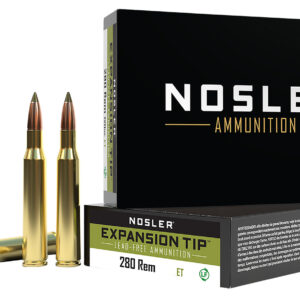 Nosler 40511 E-Tip Lead-Free Bullets - .280 Remington, 140 Grain, 20 Count 054041405119