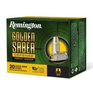 ** Remington .380 Auto 102gr Golden Saber Defense JHP - 20 Rounds per Box

** 047700488806