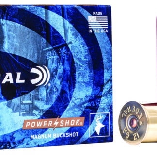 ** Federal Power-Shok Magnum 12 Gauge 3" Buckshot Pellets, 1 15/16 oz Buckshot Rounds per Box, 50 Rounds per Case ** 029465009670