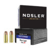 Nosler 38432 Defense Handgun 9mmLuger+P 124gr Bonded Performance Jacketed Hollow Point 20 Per Box/10 Case 054041384322