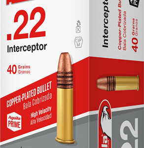 Per Round – ** Aguila Interceptor .22LR 40 Grain Lead Round Nose - 1000 Round Case

** 640420012995