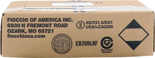 Fiocchi 20 Gauge – 250rd