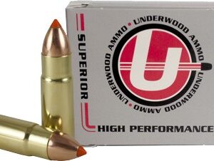Underwood 458 SOCOM 300 Grain BT Spitz Ammo - 20 Rounds per Box, 10 Boxes per Case 816874020026