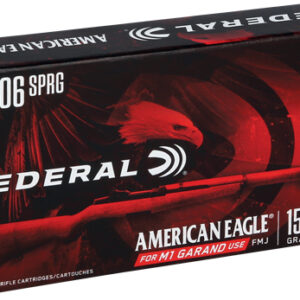 Federal American Eagle M1 Garand 30-06 150GR FMJ - 20 Rounds per Box, 10 Boxes per Case 029465060411