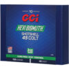 ** CCI .45 Colt Bismuth Shotshells - 10 Box (200 Rounds)

** 604544695762
