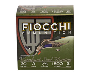 FIOCCHI 20GA #2 FLYWAY STEEL 25/250 762344703015