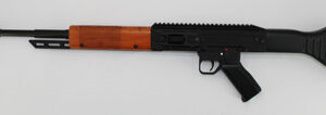 Rhineland Arms FG-9STD 9mm Semi-Auto Carbine Rifle, 16.25" Barrel, 20+1 Capacity, Threaded Barrel & Flash Hider, Black/Wood 850030381347