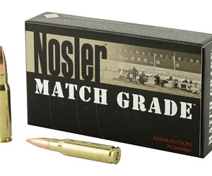 Nosler .308 Win 168 Grain Custom Competition Ammunition - 20 Rounds 054041600545