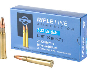 PPU 303 British Soft Point Ammunition - 150 Grains | 20 Rounds per Box 8605003812579
