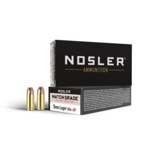 ** Nosler Match Grade 9mm Luger Handgun Ammo - 115 gr JHP, 1130 fps - 50 Rounds

** 054041510172