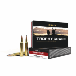 Nosler Trophy Grade Long Range Rifle Ammunition - .270 WBY 150gr ABLR (20 Rounds) 054041601504