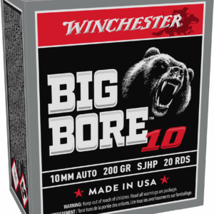 Winchester Big Bore 10mm 200 Grain JSP - 20 Round Box (200 Rounds Per Case)**

** 020892233058