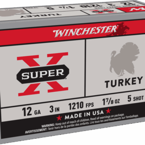 WINCHESTER SUPER X TURKEY 12GA 3" 1/8OZ #5 10RD BX 100RD CASE 020892017573
