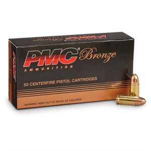 ** 9MM Luger 147 Grain Full Metal Jacket Bronze Ammo - 50 Rounds per Box

** 741569070294