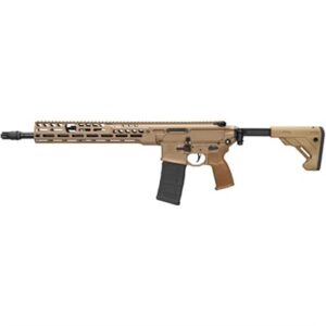 MCX Spear LT 5.56mm AR Rifle with 16" Barrel and 30-Round Magazine, Telescoping Stock, FDE 798681699698