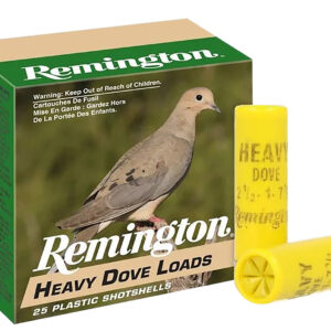 ** Remington Heavy Dove Loads - 20 Gauge 2.75" 1oz #8 Shot - 25 Rounds per Box (10 Boxes per Case)

** 047700509105 – $0.42 CPR – $10.57