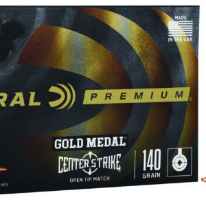 Federal Gold Medal 6.5 Creedmoor Open Tip Match Ammo - 140 Grains, 20 Rounds per Box 604544685176