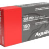 Aguila 308 Win 150gr InterLock Boat Tail Soft Point - 20 Rounds per Box 640420012681