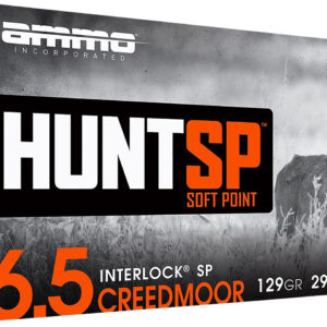Ammo Inc 6.5 Creedmoor 129gr Soft Point Hunting Ammo - 20 Rounds per Box 818778024612