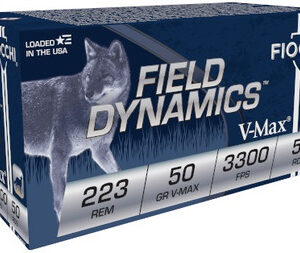 Fiocchi .223 Remington Extrema V-MAX Ammunition - 50 Grain, 50 Rounds 762344707334