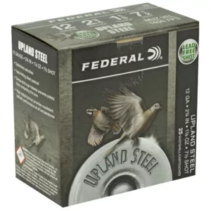 Federal 12GA Upland Steel Shot 1 1/8 oz 25 rounds