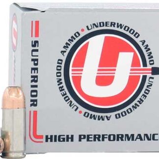 UNDERWOOD 9MM LUGER +P 115GR - JHP 20RD 10BX/CS 816874020491