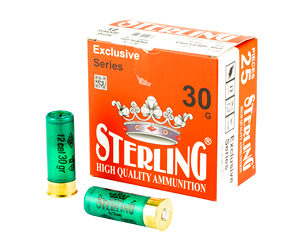 ** Sterling EXCLSV 12GA 2.75" #7 Shot Shells - 25 Rounds (250 Count)

** 8698779950637 – $0.55 CPR – $13.83