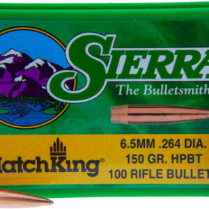 SIERRA BULLETS 6.5MM .264 - 150GR HP-BT MATCH 100CT