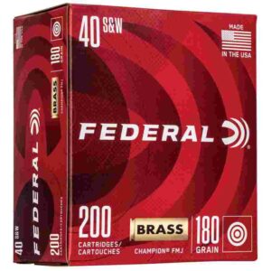 ** Federal Champion .40 S&W 115gr FMJ Handgun Training Ammunition - 200 Rounds

** 604544634235
