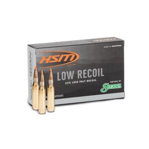 HSM 6.5 Creedmoor Low Recoil Rifle Ammunition - 140 Grain, 2235 fps, 20 Rounds 810742027278