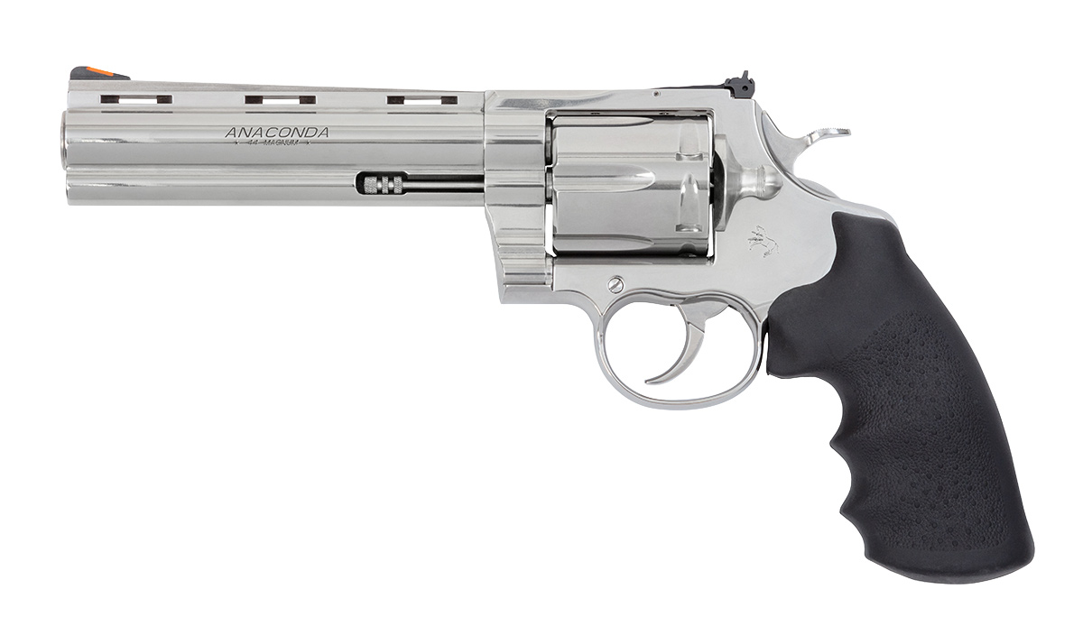 Anaconda .45 Colt 6″ Hogue S/S 6-rd