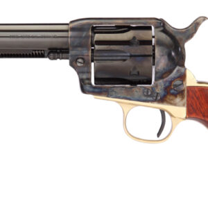 Taylors & Company 450DE 1873 Ranch Hand Deluxe 45 Colt (LC) 6rd 4.75" Blued Cylinder & Barrel Color Case Hardened Steel Frame Walnut Navy Size Grip (Taylor Tuned)