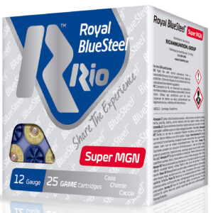 Rio Ammunition RBSSM402 BlueSteel Royal 12Gauge 3.50" 1 3/8oz 2Shot 25 Per Box/10 Case