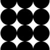 Pro-Shot P216 SplatterShot Repair Pasters Black 1" Self-Adhesive 216 Pasters