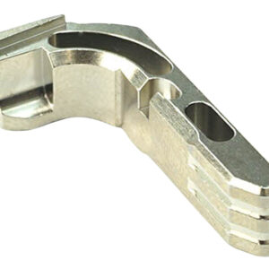 Cross Armory CRGMCSV Mag Catch  Extended Glock Gen1-3/P80 Silver Anodized Aluminum