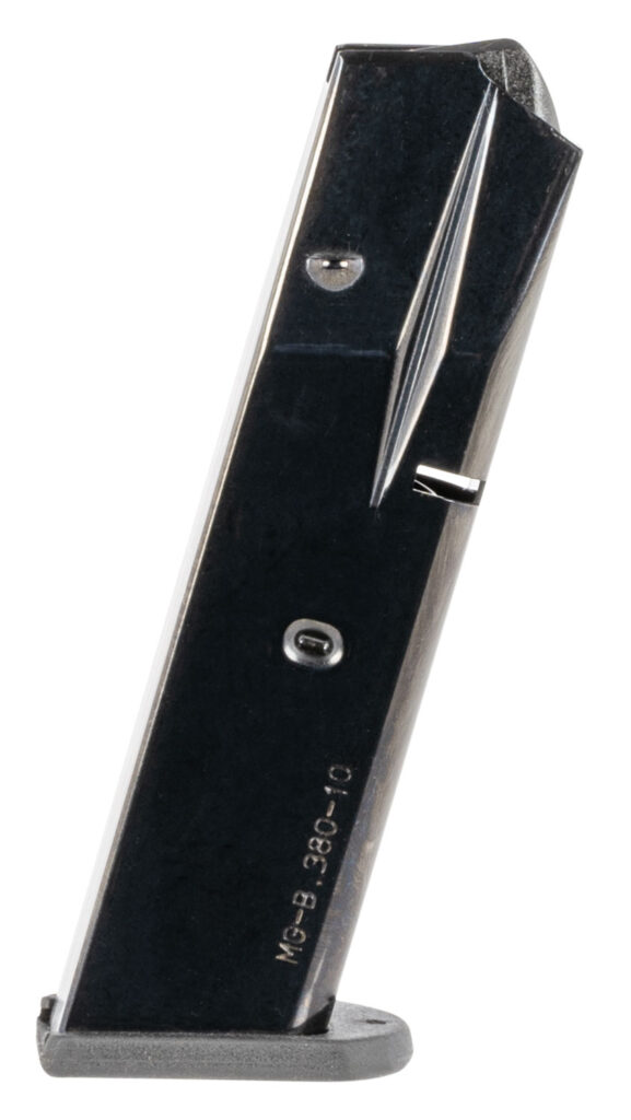 Mec-Gar MGBRBDA10B Standard 10rd 380 ACP Fits Browning BDA Blued Carbon Steel