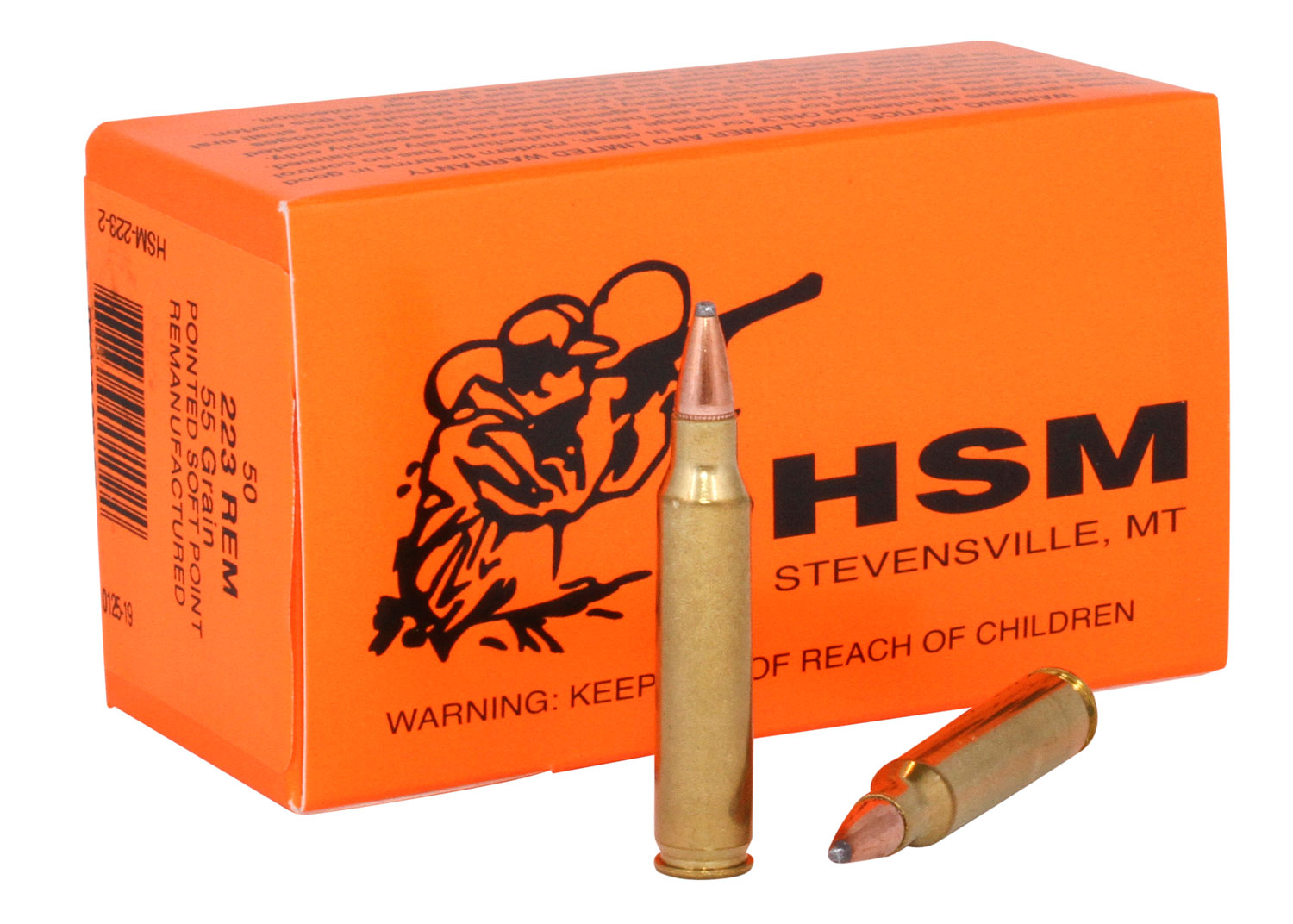 HSM .223 Remington 55gr – 50rd