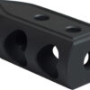 Timber Creek Outdoors 223HBBLC Heart Breaker Muzzle Brake Black Cerakote with 1/2"-28 tpi Threads for 223 Rem AR-Platform