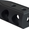 Timber Creek Outdoors 65HBBLC Heart Breaker Muzzle Brake Black Cerakote with 5/8"-24 tpi Threads for 6.5 Grendel AR-Platform