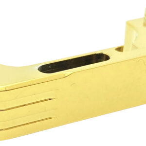 Cross Armory CRG5MCGD Mag Catch  Extended Compatible w/Glock Gen4-5 Gold Anodized Aluminum