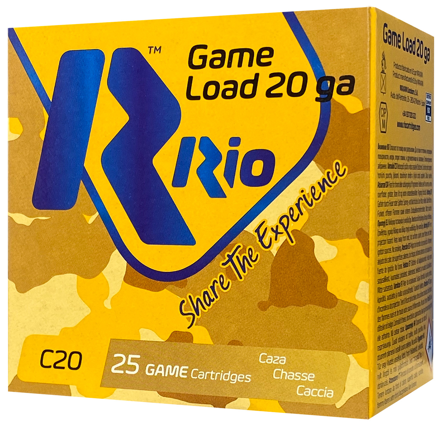 Rio Ammunition 20 Gauge – 25rd
