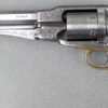 Taylors & Company 550763 1858 Remington Conversion 45 Colt (LC) Caliber with 8" Barrel, 6rd Capacity Cylinder, Overall Nickel-Plated Engraved Finish Steel & 2-Piece Ivory Grip