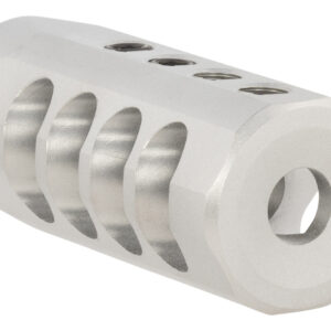 Christensen Arms 8100001702 Side-Baffle  Natural Titanium, 5/8"-24 tpi Threads, 338 Cal (.920" D Bull barrel)