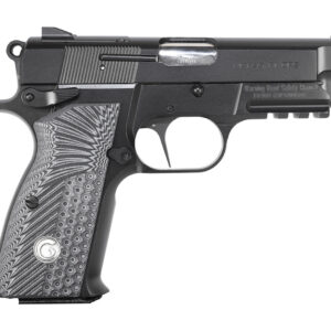EAA GIRSAN 390446 MC P35PI OPS 9mm Luger 15+1 3.88" Matte Black Optic Ready/Serrated Steel Slide, Matte Black Steel Frame w/Accessory Rail & Beavertail Black Textured G10 Grips Ambidextrous