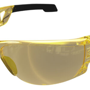 Mechanix Wear VNS30ACBU Type-N  OSFA Amber Lens Anti-Scratch Black Frame