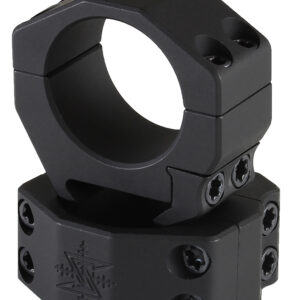 Seekins Precision 0010620018 Scope Rings  Matte Black 30mm AR High