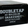 DoubleTap Ammunition 44MSS2 Snake Shot  44RemMag 200gr 20 Per Box/50 Case